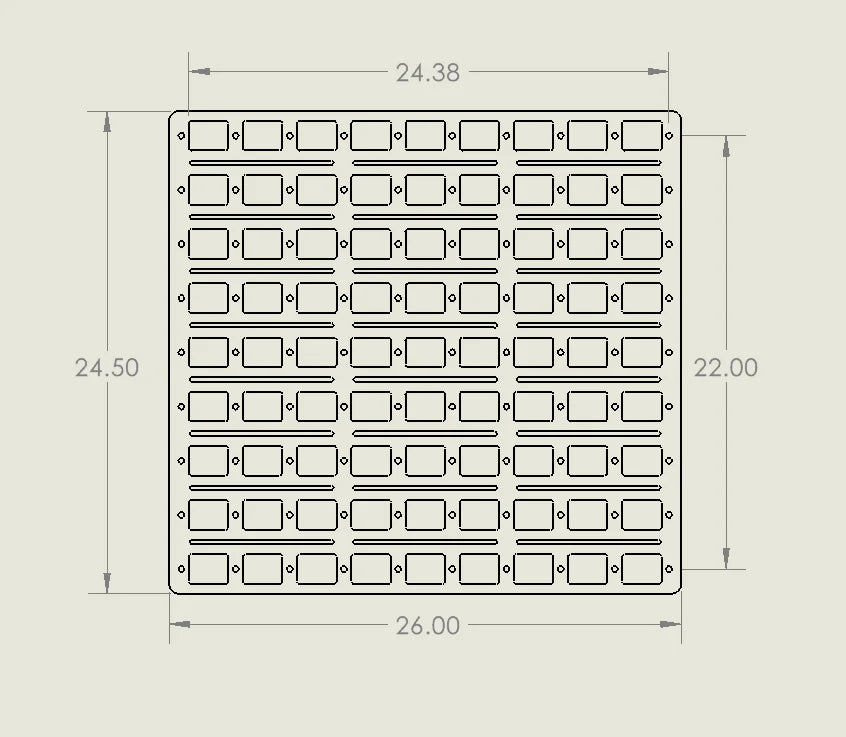 CJC Built Large Comp (Universal) Panel- 24.5"x26"
