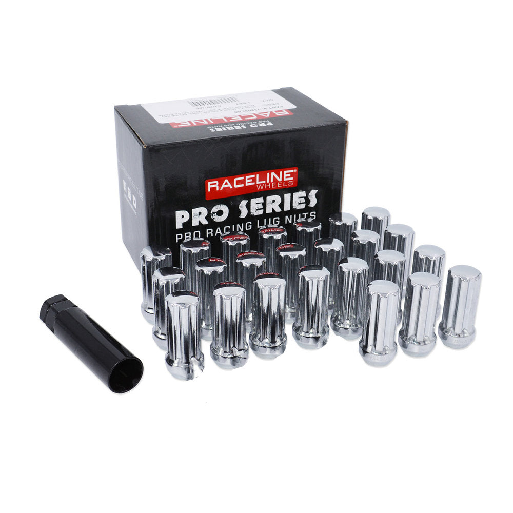 L73809LA6NV 14X1.50 XL CHROME SPLINE 6 LUG KIT NO VALVE STEM