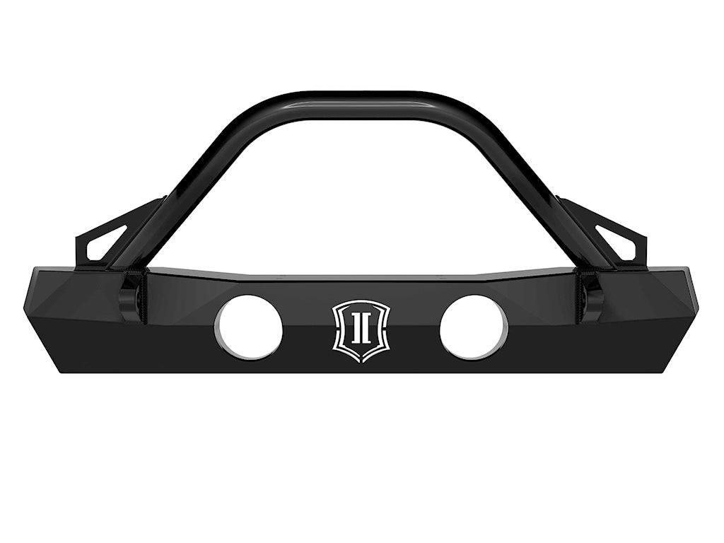 ICON Pro Series ‘18-Up JL / ’20-Up Jeep JT Front Bumper w/Bars & Tabs