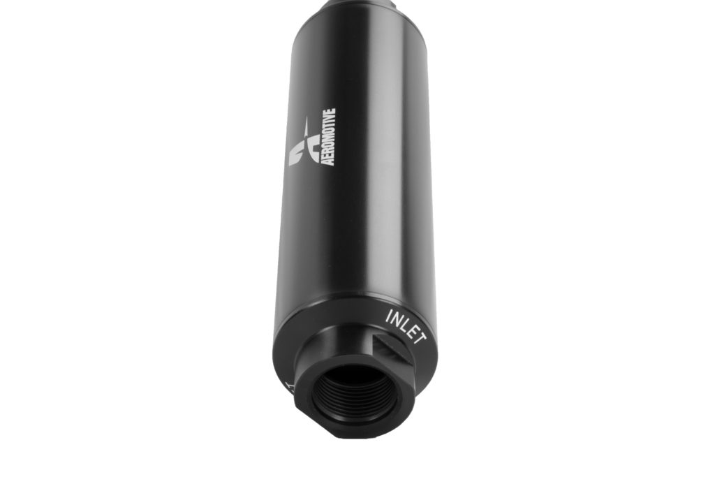 40 Micron Extreme Flow Fuel Filter with AN-16 ORB Ports & Stainless Mesh Element