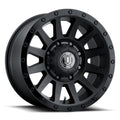 ICON Alloys Compression HD, Double Black, 18 x 9 / 8 x 170, 6mm Offset, 5.25" BS
