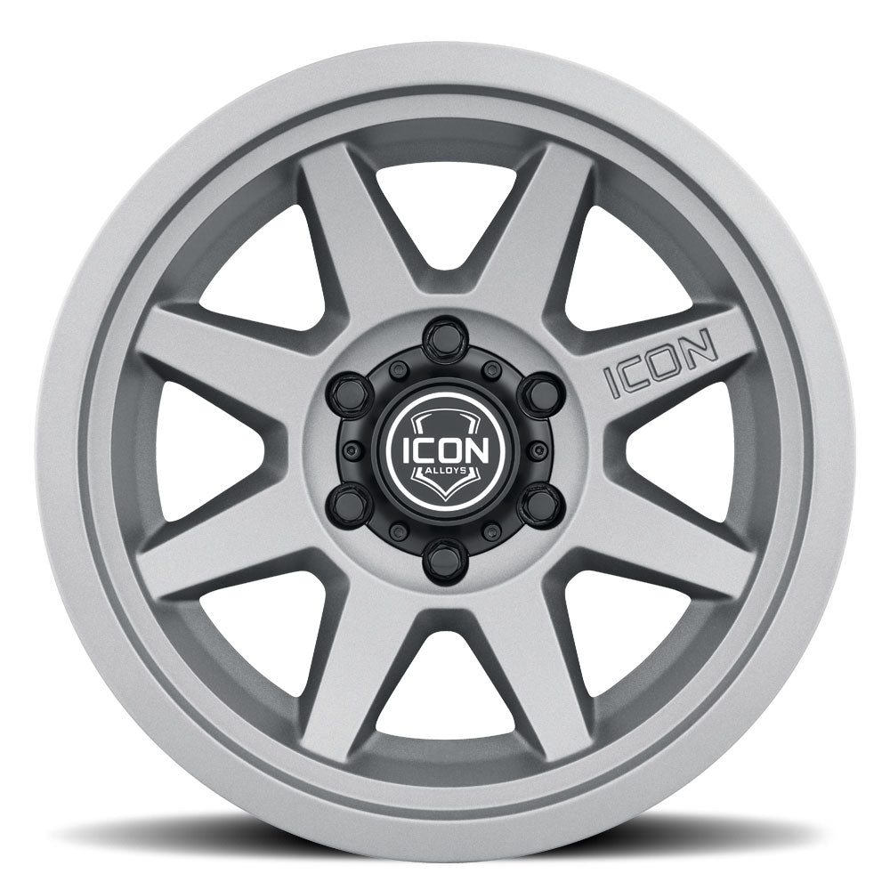 ICON Alloys Rebound SLX, Charcoal, 17 x 8.5 / 6 x 5.5, 25mm Offset, 5.75" BS
