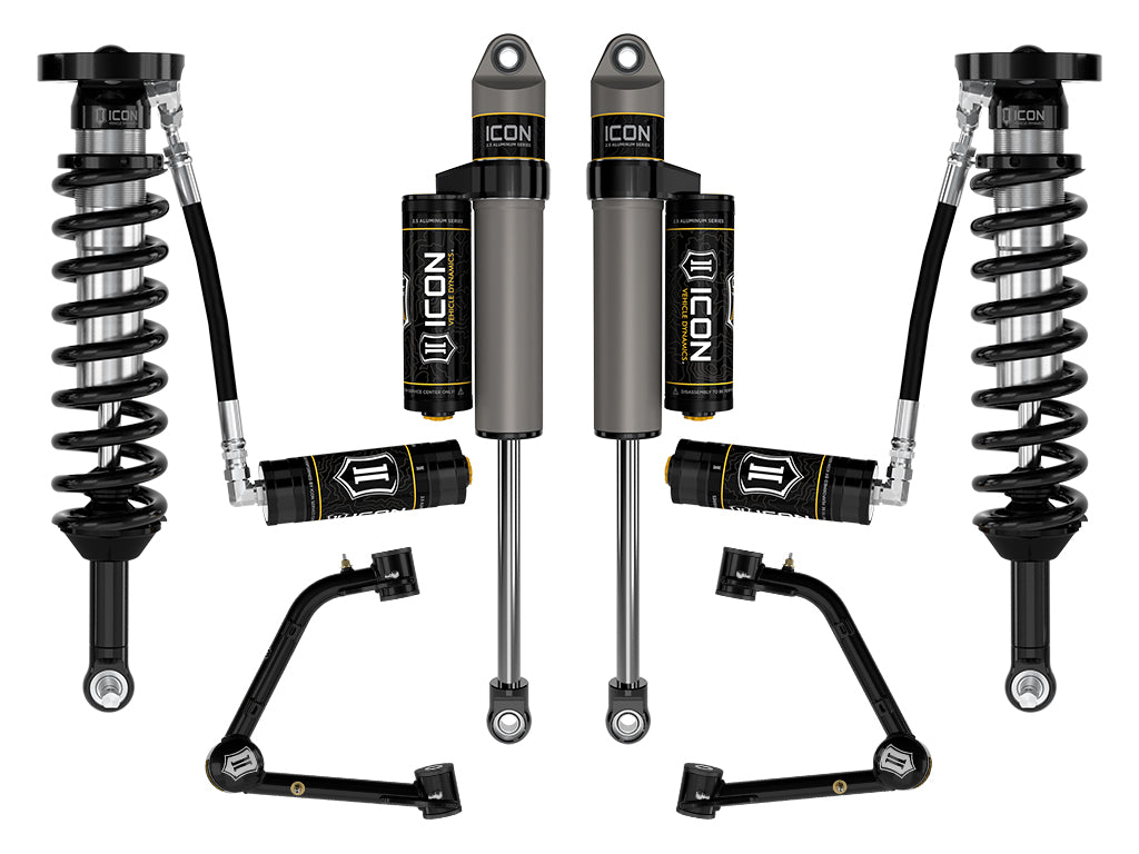 ICON 2023-2026 Chevrolet Colorado WT, LT, & Z71, 1.75-2.5" Lift, Stage 4 Suspension System, Tubular