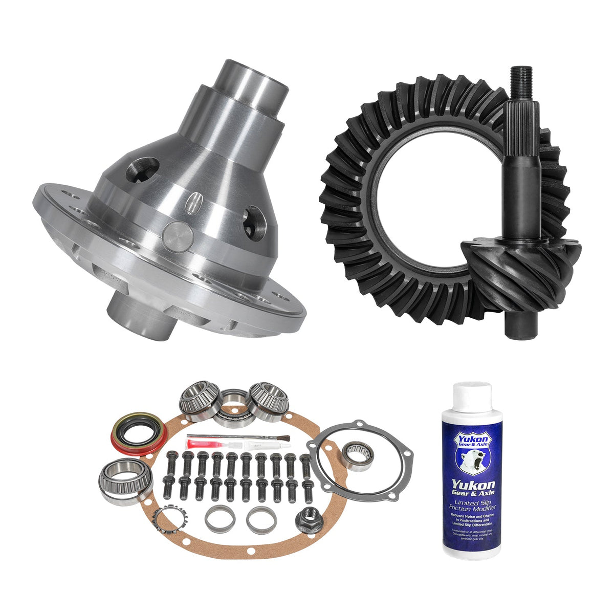 Yukon Muscle Car Limited Slip & Re-Gear Kit for Ford 9”, 28 spline, 4.11 ratio