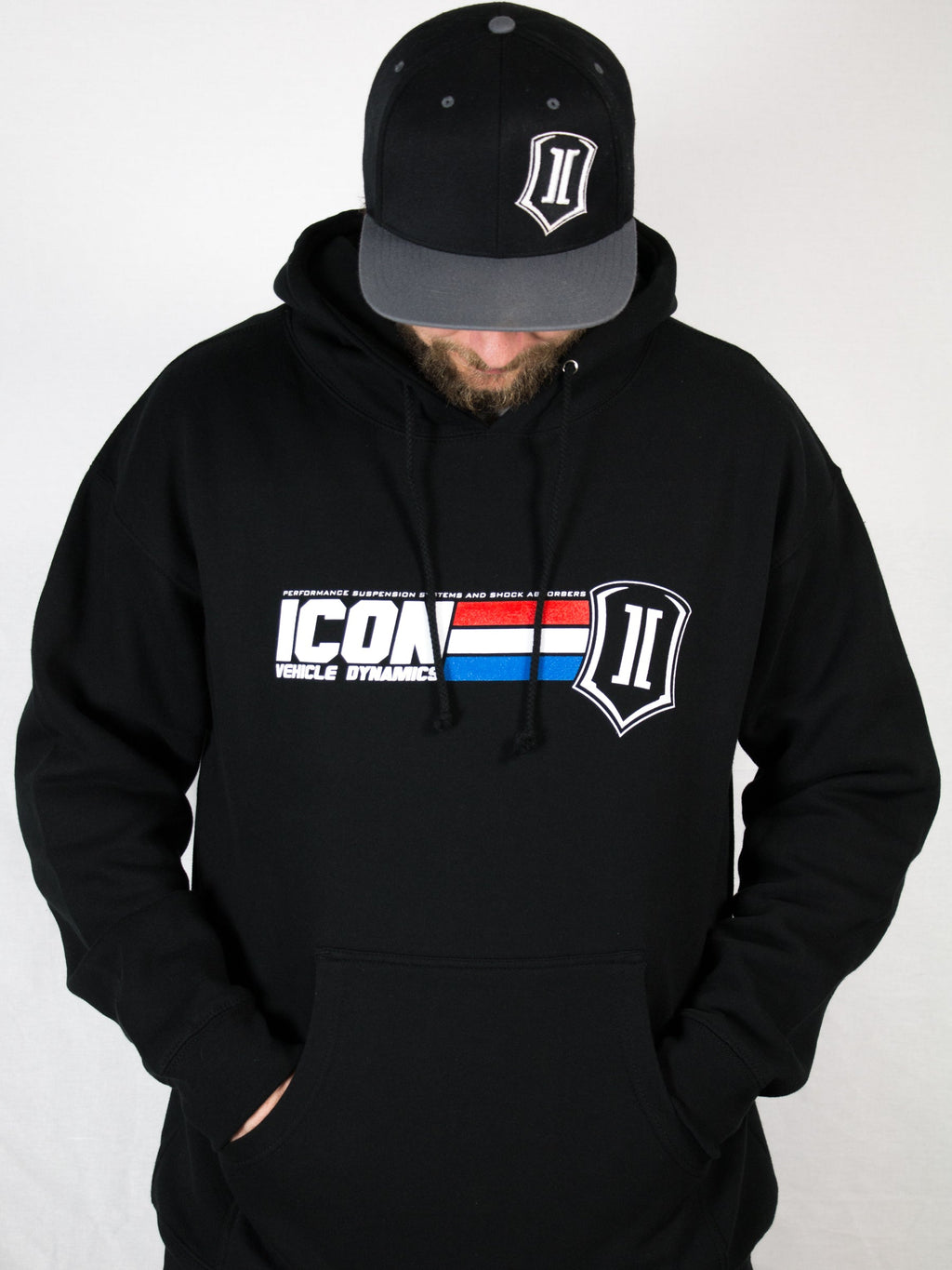 ICON GI-Logo Hoodie – Black