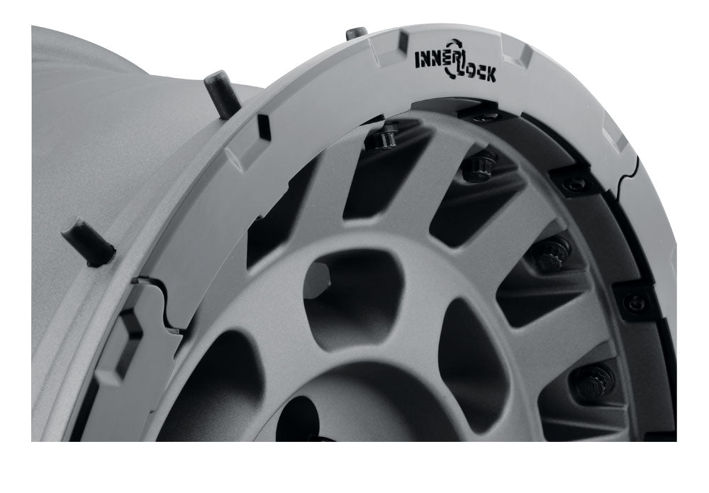ICON Alloys Hammer Pro, Charcoal, 17 x 8.5 / 5 x 5, -6mm Offset, 4.5" BS
