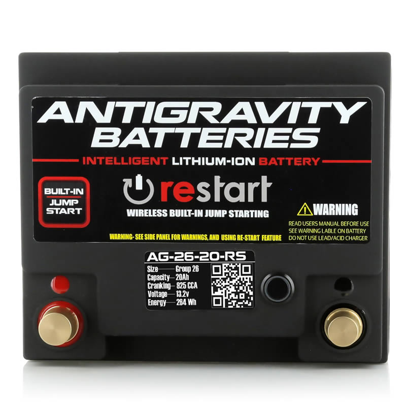 Antigravity AG-26 Re-Start Lithium Battery, top view
