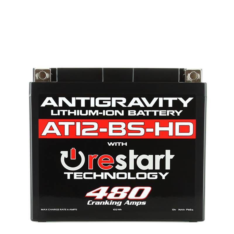 AT12-BS-HD Re-Start Battery by Antigravity, front view