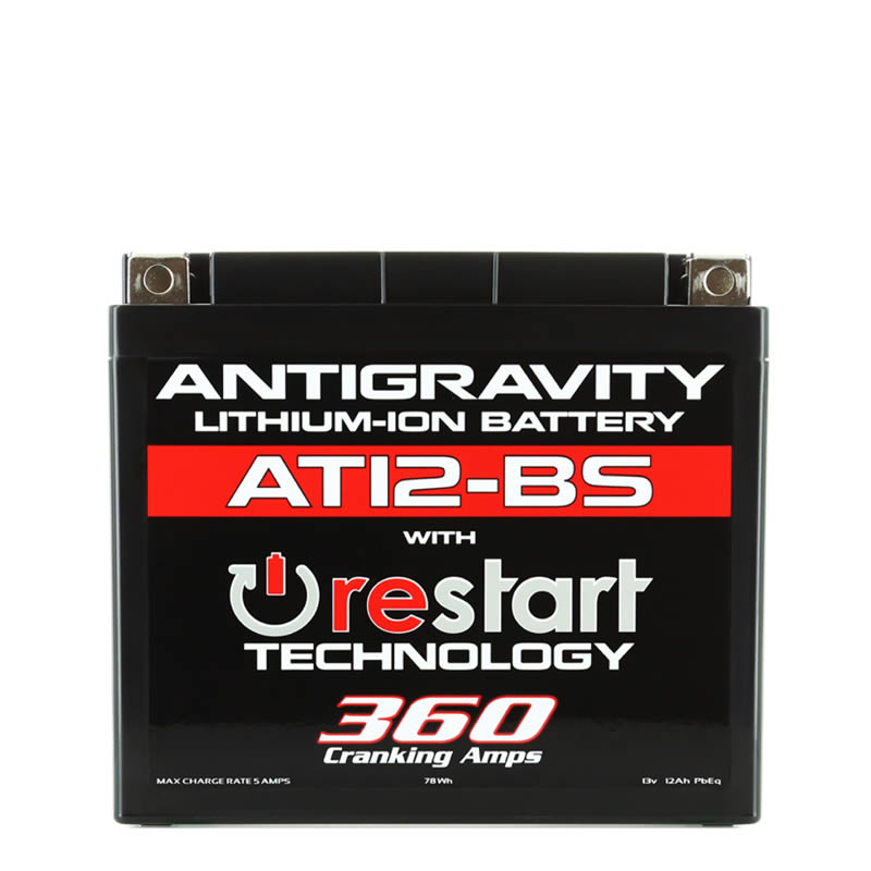 AT12-BS Re-Start Battery by Antigravity, front view