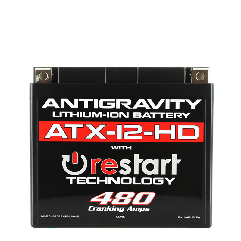 ATX-12-HD Re-Start Battery by Antigravity, front view