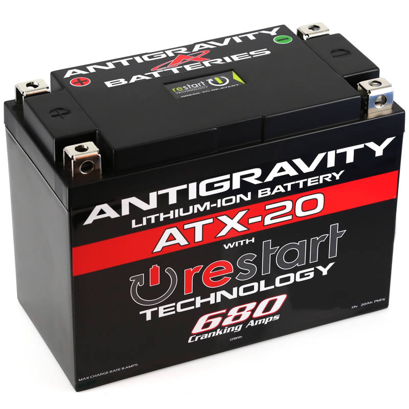 ATX-20-RS Lithium Motorsports Battery with RE-START