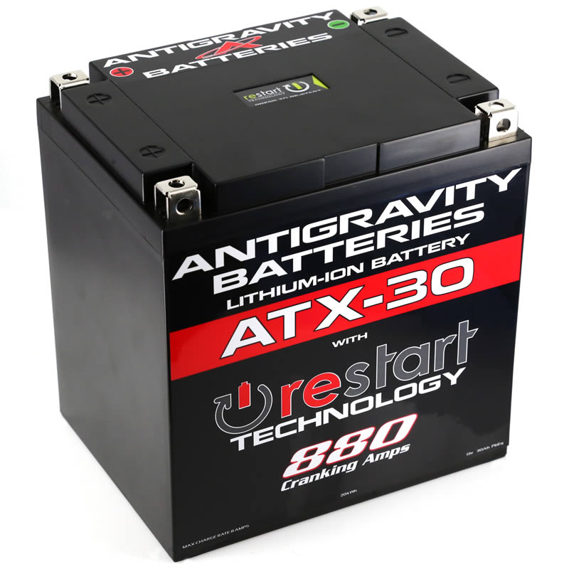ATX-30-RS Lithium Motorsports Battery with RE-START