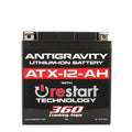 ATX12-AH Re-Start Battery by Antigravity, front view