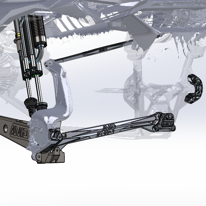 Can-Am Maverick R XRC or MAX Billet High Clearance Radius Rod Kit - 7075-T6 | AVID Racing