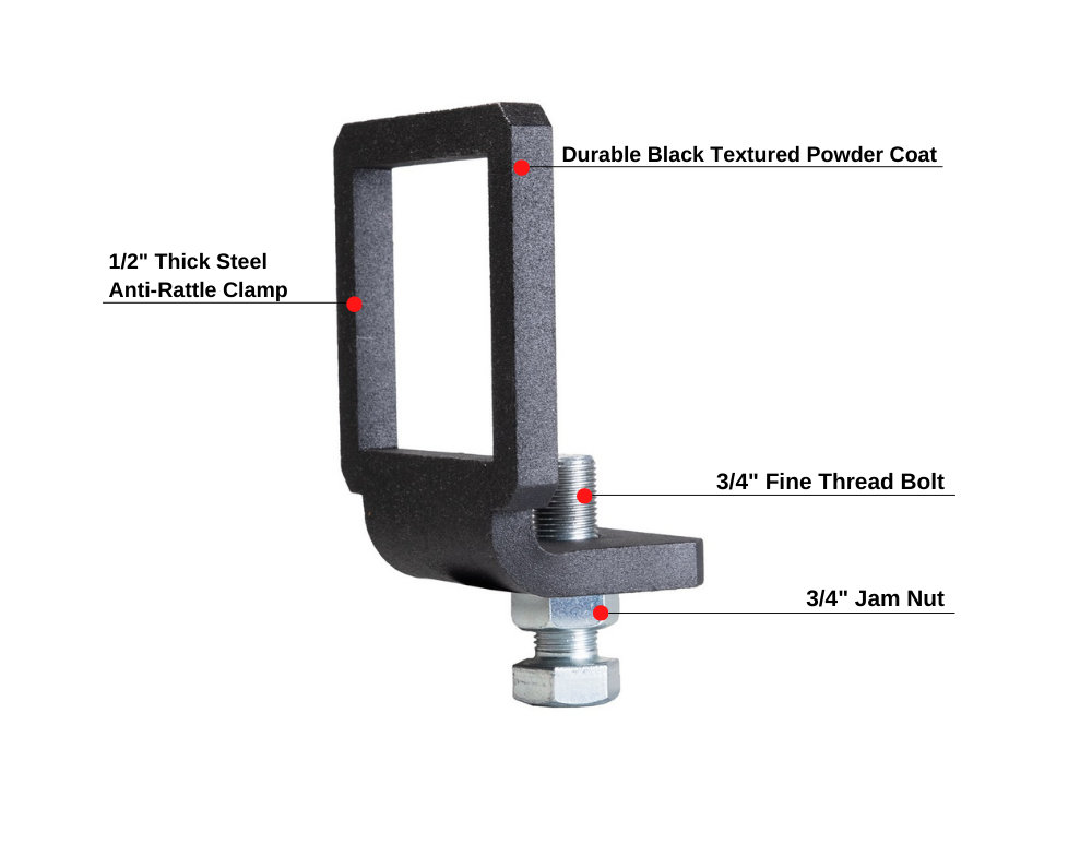BulletProof 3" Anti-Rattle Clamp