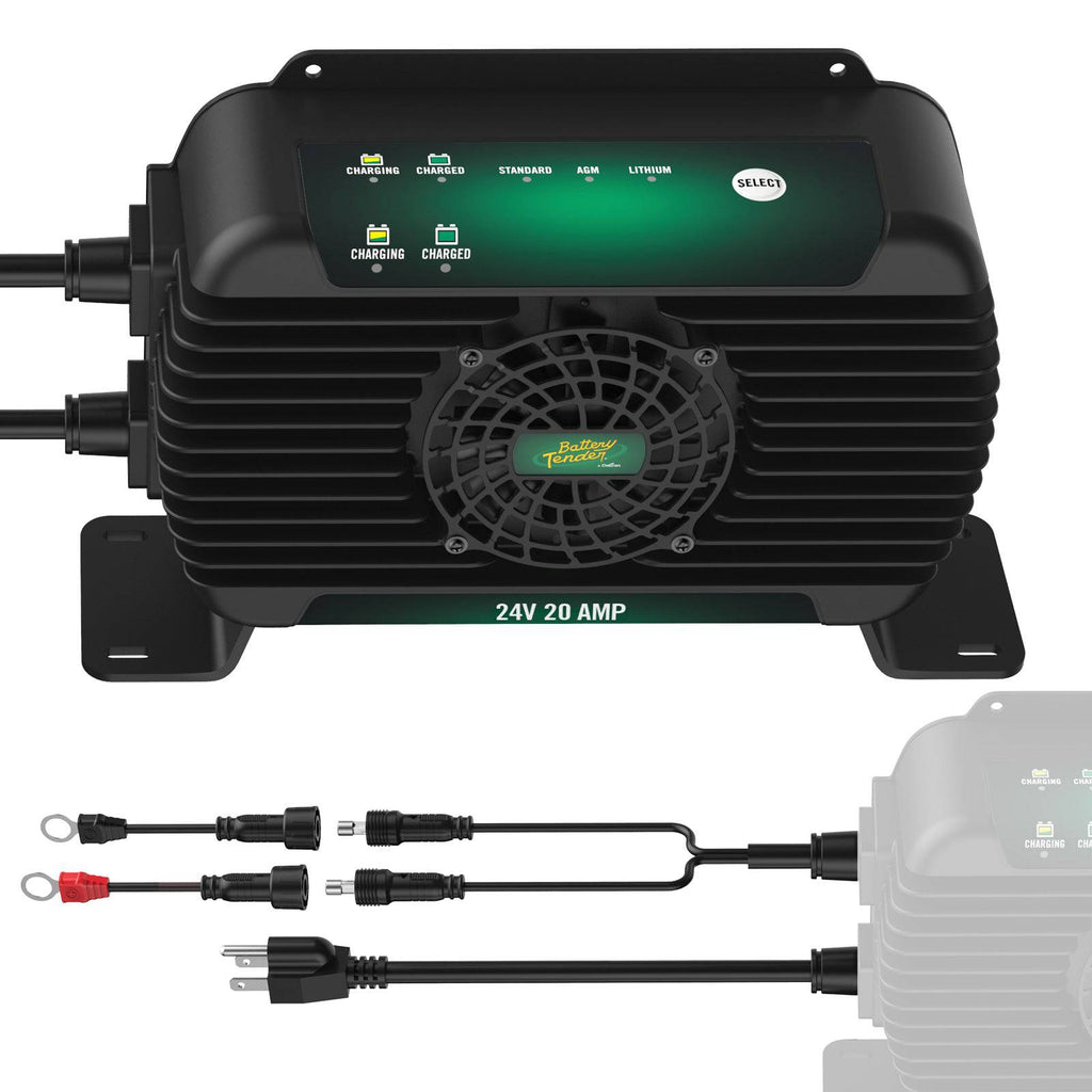 PowerPlus 24V 20 Amp Battery Charger and Maintainer