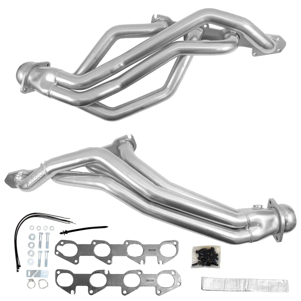 Dodge Ram 1500 5.7L Hemi 1-3/4” Long Tube Exhaust Headers - Polished Silver Ceramic 09-25