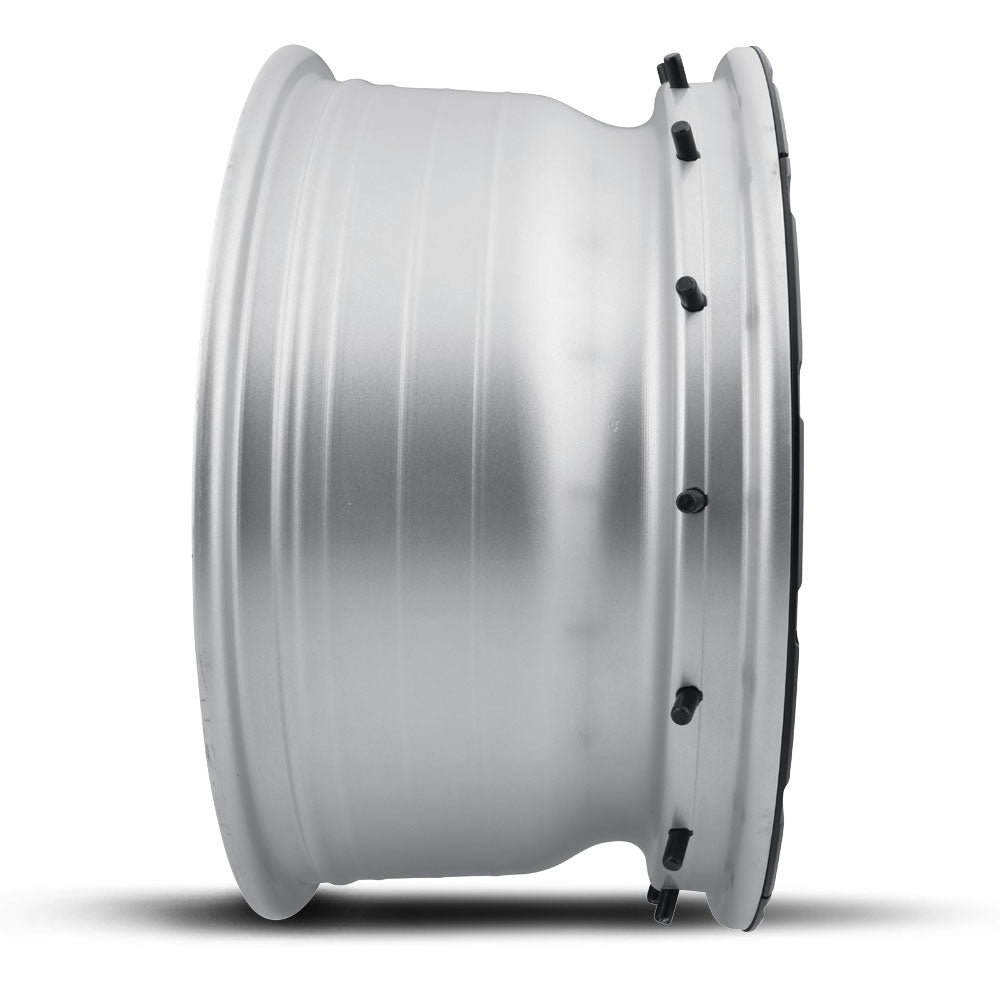 ICON Alloys Hammer Pro, Silver Machined, 17 x 8.5 / 6 x 5.5, 0mm Offset, 4.75" BS