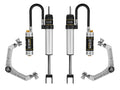 ICON 2020-2026 GM 2500/3500 HD, 0-2” Lift, V.S. 2.5 Aluminum Series Shock System, Remote Reservoir w/ CDCV, Billet