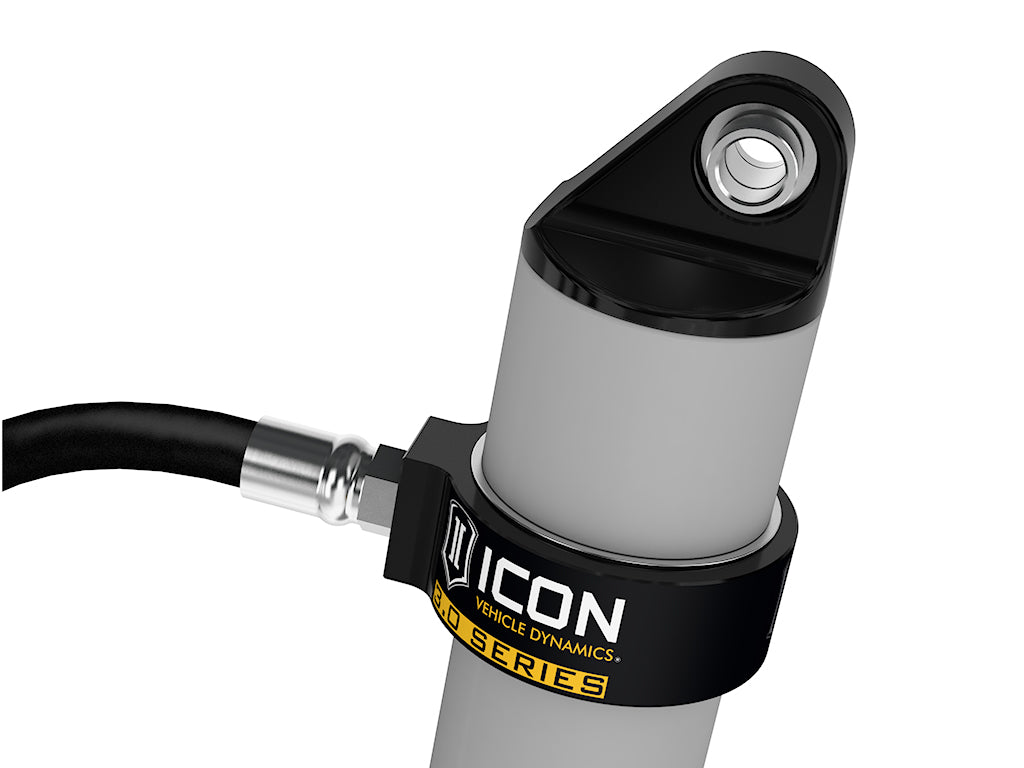 ICON 2011-2026 GM 2500/3500 HD, 0-2" Lift, Rear, V.S. 3.0 Series Shock Absorbers, Remote Reservoir w/ CDXS, Pair