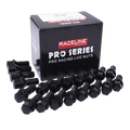 L791860BK 16X1.5 CONICAL SEAT LUG BOLT BLACK 21MM HEX 5 LUG INSTALL KIT