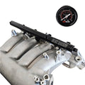 BLOX Racing XTREME Aluminum K-Series Fuel Rail & Gauge Combo