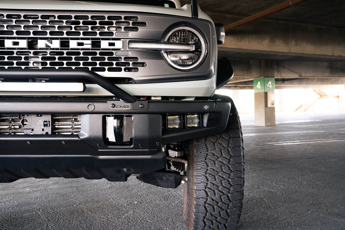 2021-2026 Ford Bronco | Factory Bumper Fog Pocket Light Mounts