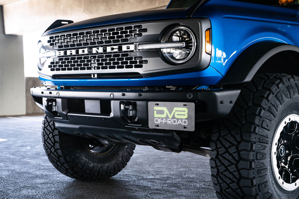 2021-2026 Ford Bronco | Factory Front Bumper License Relocation Bracket | Side
