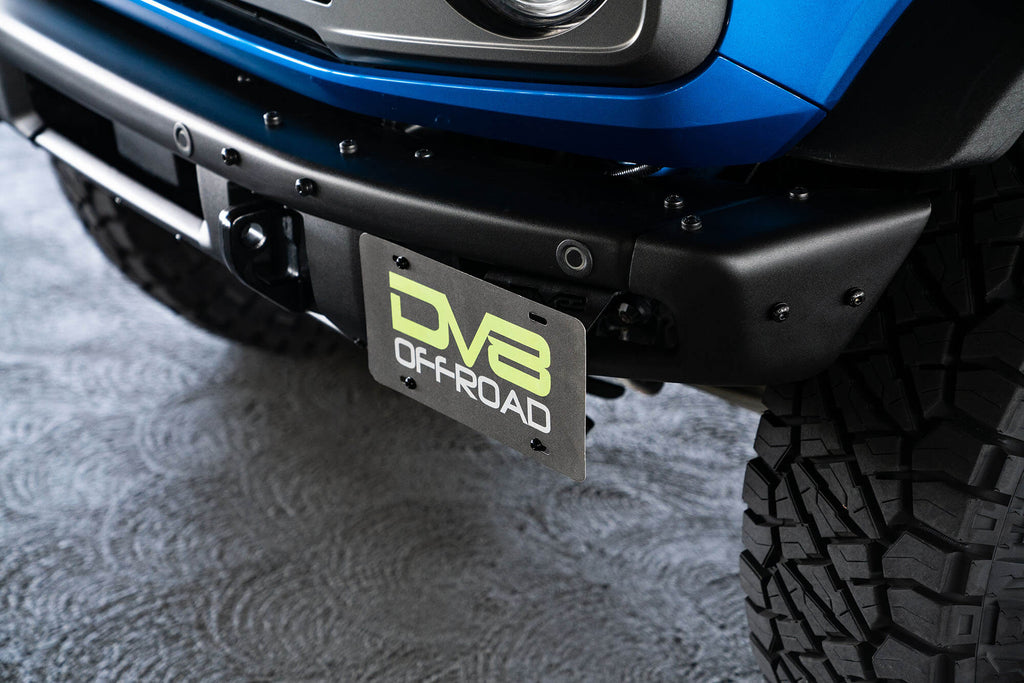 2021-2026 Ford Bronco | Factory Front Bumper License Relocation Bracket | Side