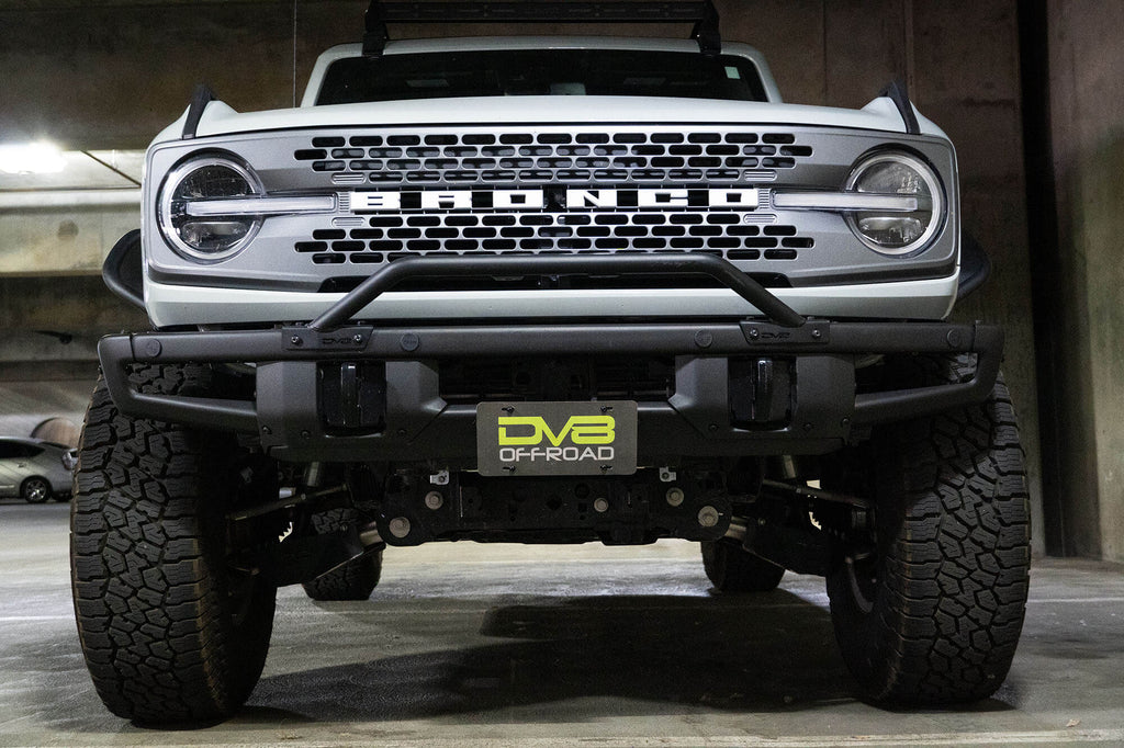 2021-2026 Ford Bronco | Factory Front Bumper License Relocation Bracket | Center
