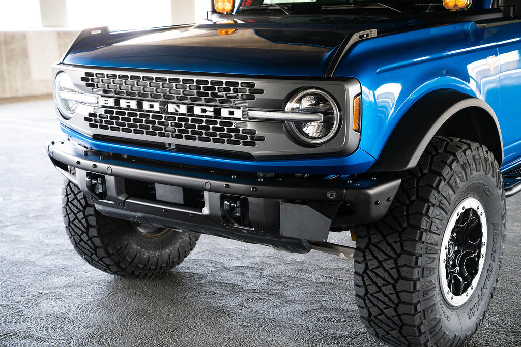2021-2026 Ford Bronco | Factory Front Bumper License Relocation Bracket | Side