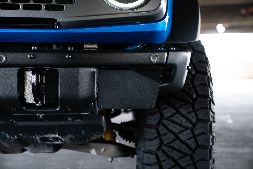 2021-2026 Ford Bronco | Factory Front Bumper License Relocation Bracket | Side