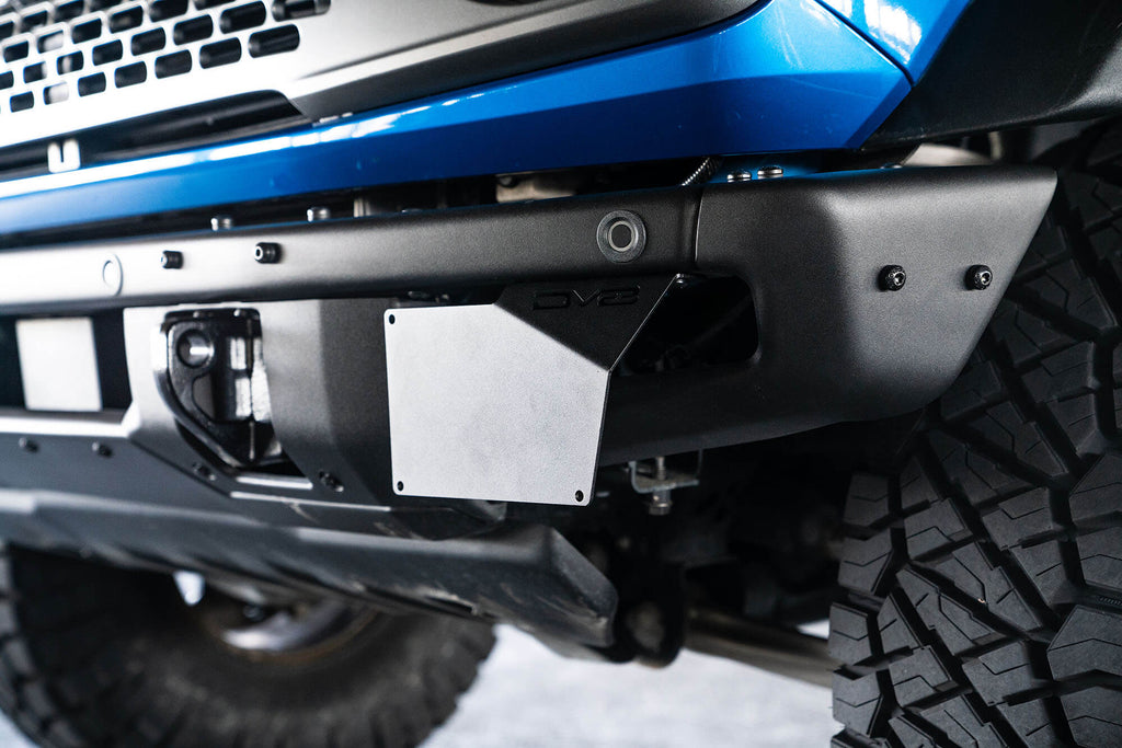 2021-2026 Ford Bronco | Factory Front Bumper License Relocation Bracket | Side