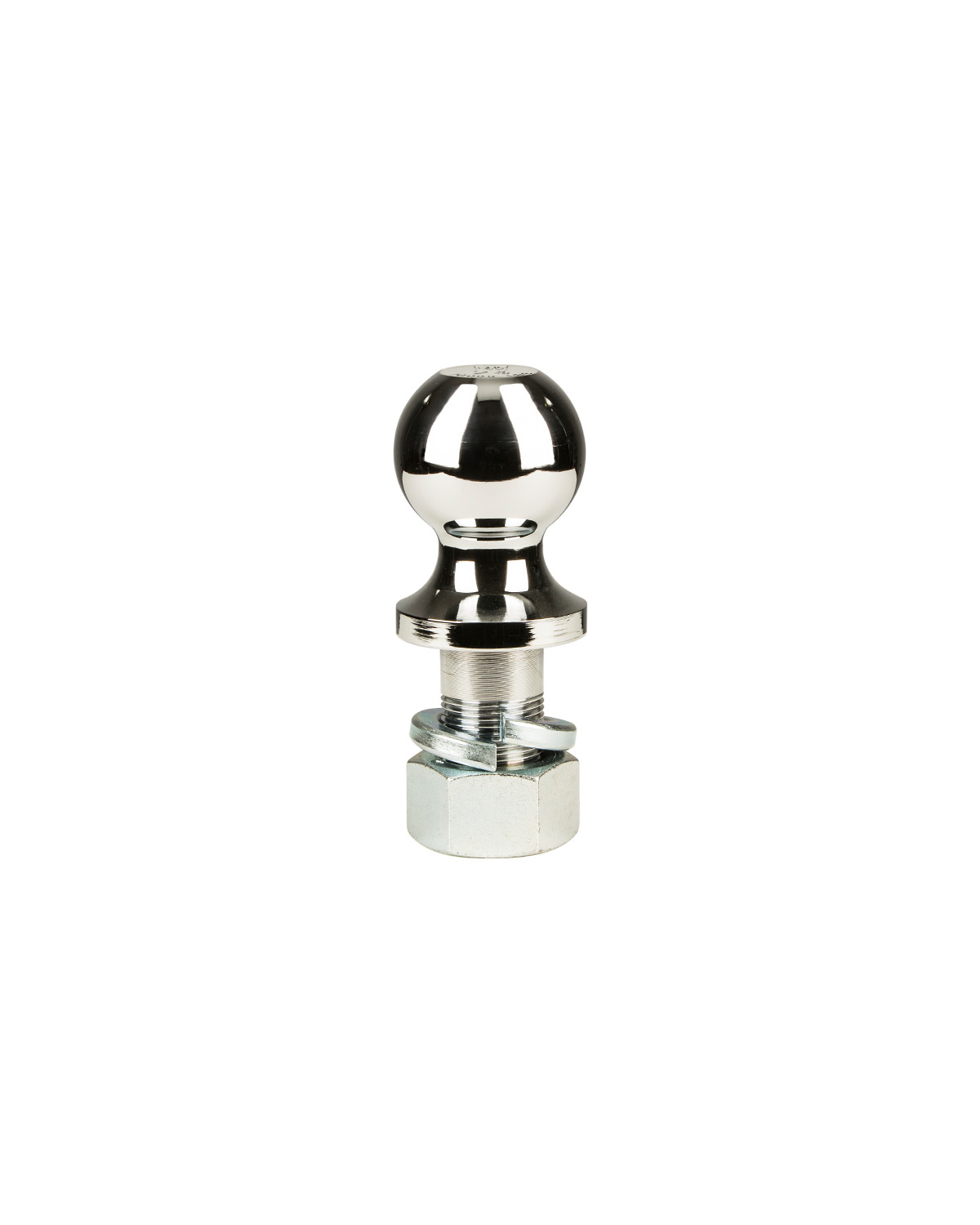 B&W Specialty & Heat Treated Chrome Hitch Ball 2 5⁄16 x 1 1⁄4 x 2 1⁄2, 16K Chrome, No Rise, 12 TPI.