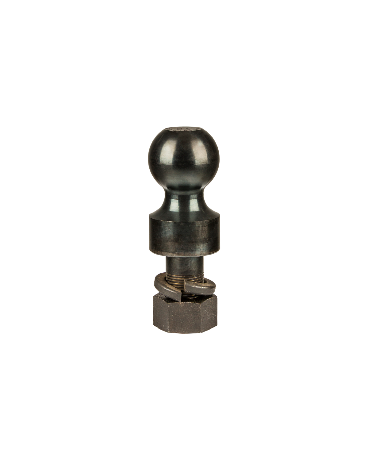 B&W Specialty & Heat Treated Hitch Ball 2 5⁄16 x 1 1⁄4 x 2 1⁄2, 24K Raw, 1” Rise, 12 TPI