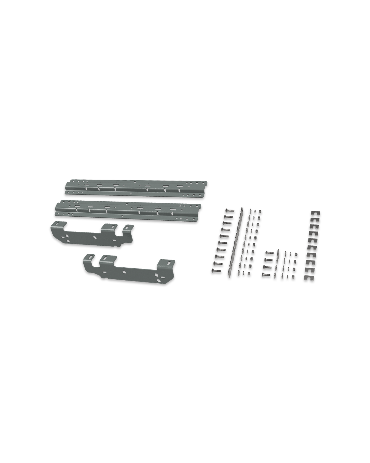 Universal Mounting Rails with Custom Installation Brackets - RVK2401