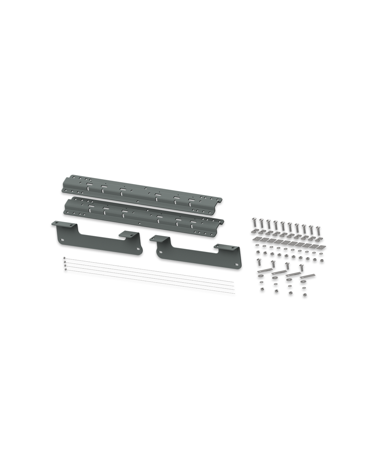 Universal Mounting Rails with Custom Installation Brackets - RVK2404