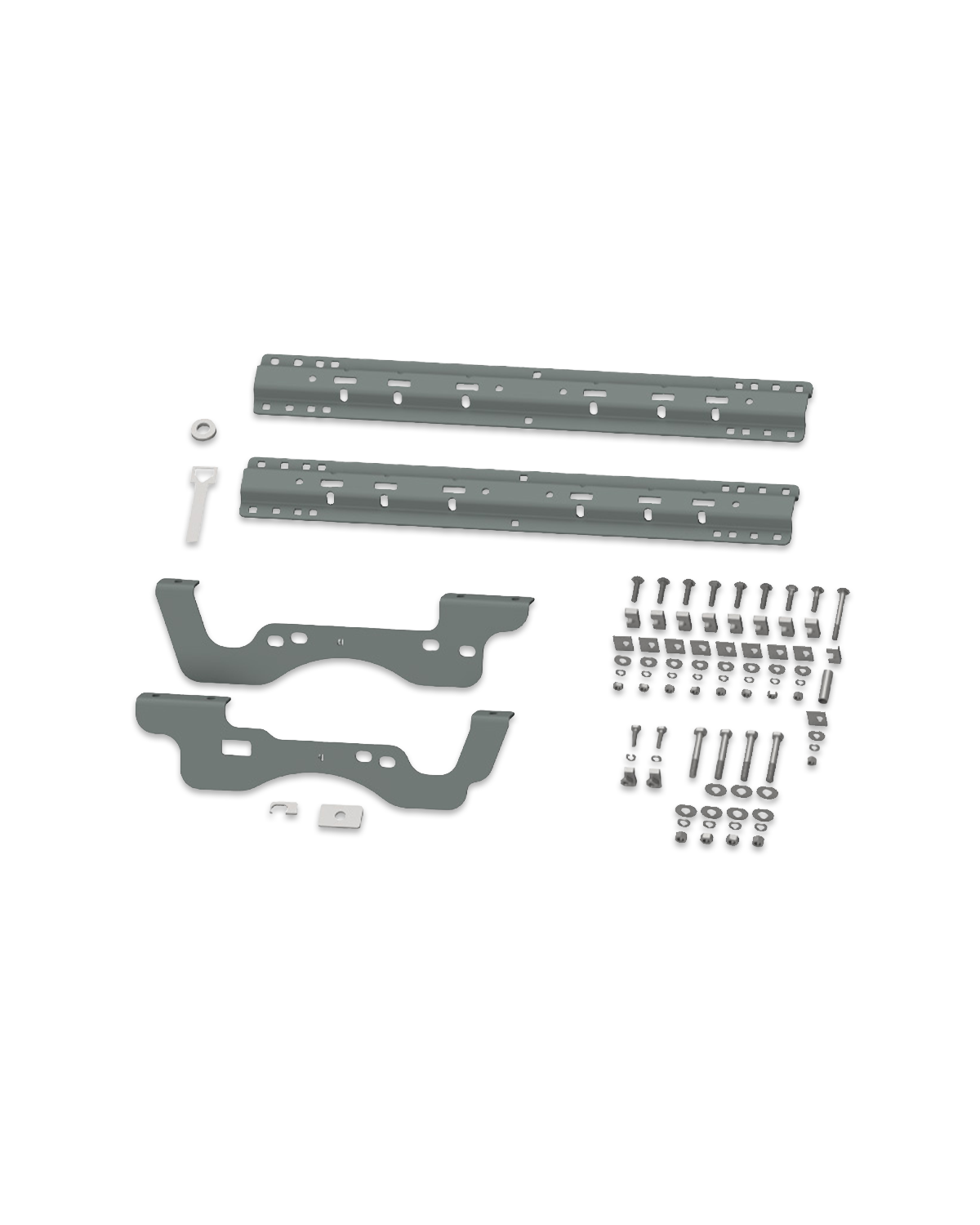 Universal Mounting Rails with Custom Installation Brackets - RVK2406