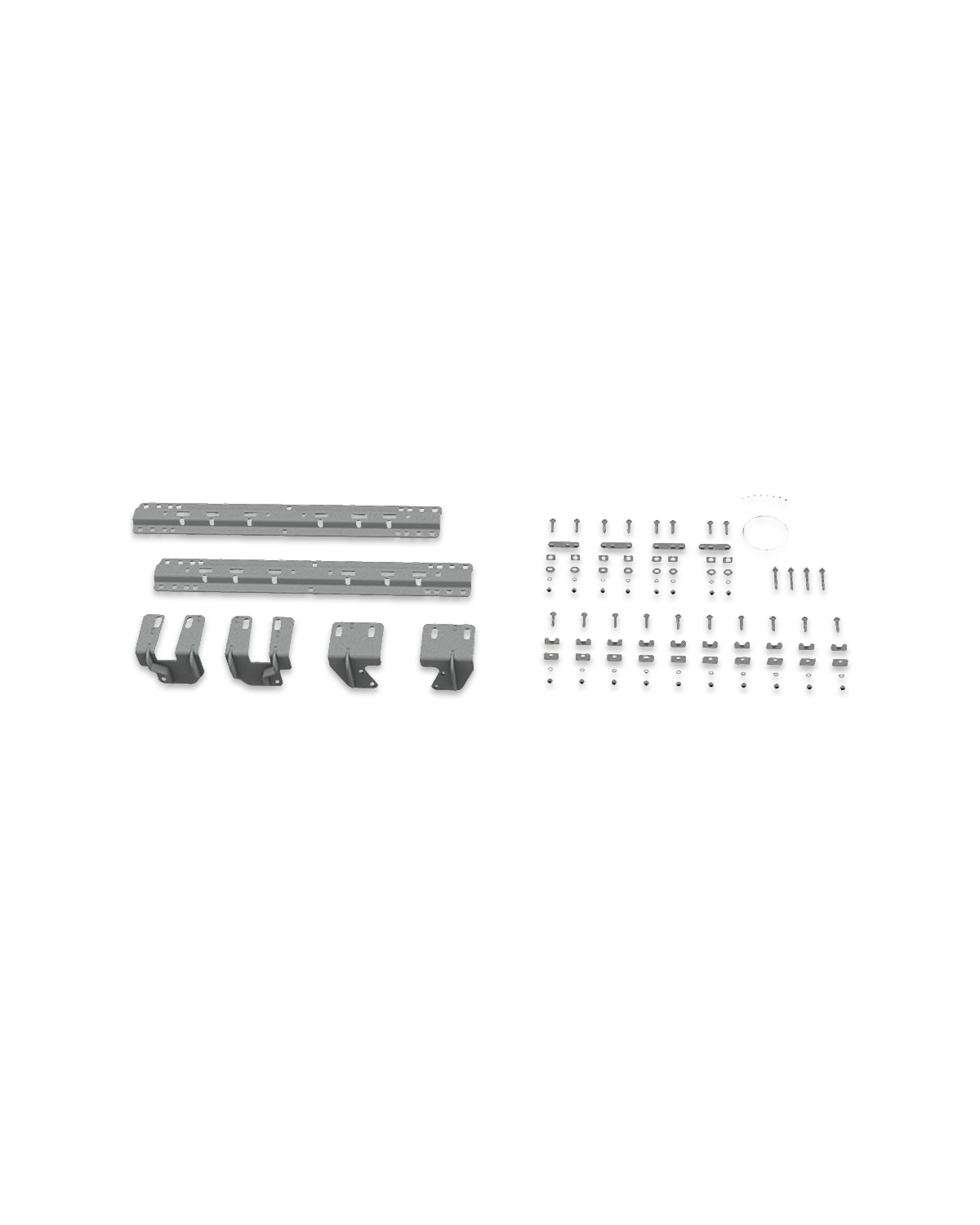Universal Mounting Rails with Custom Installation Brackets - RVK2505