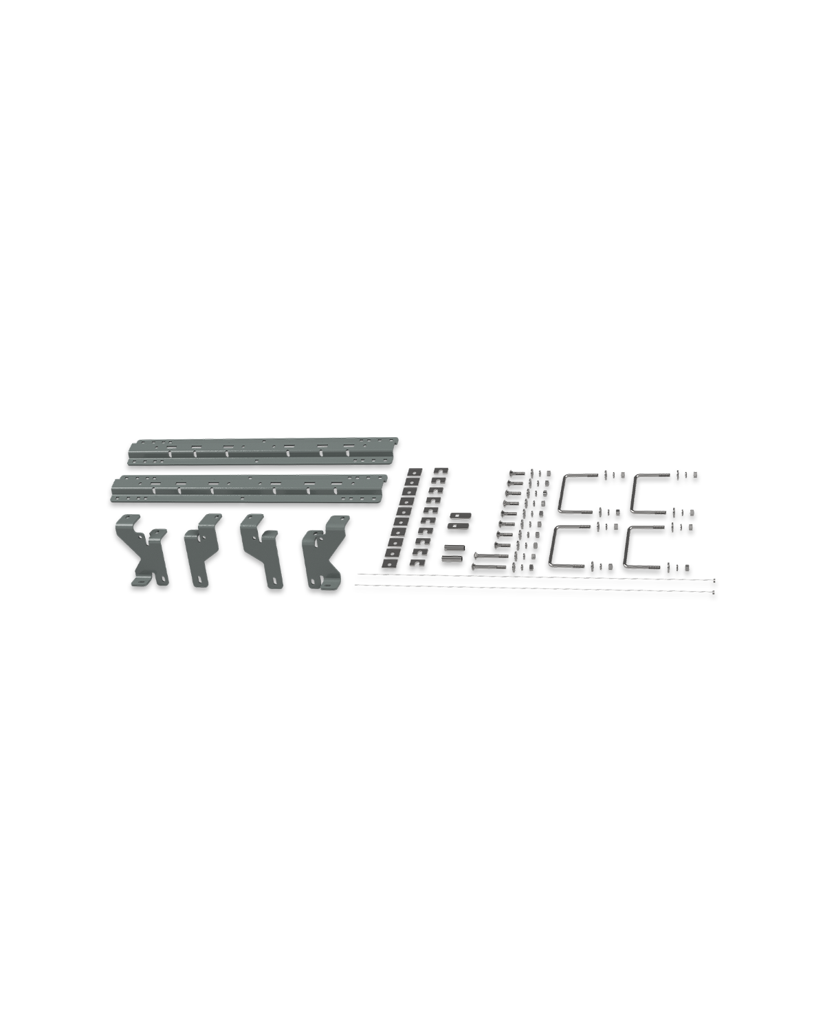 Universal Mounting Rails with Custom Installation Brackets - RVK2600