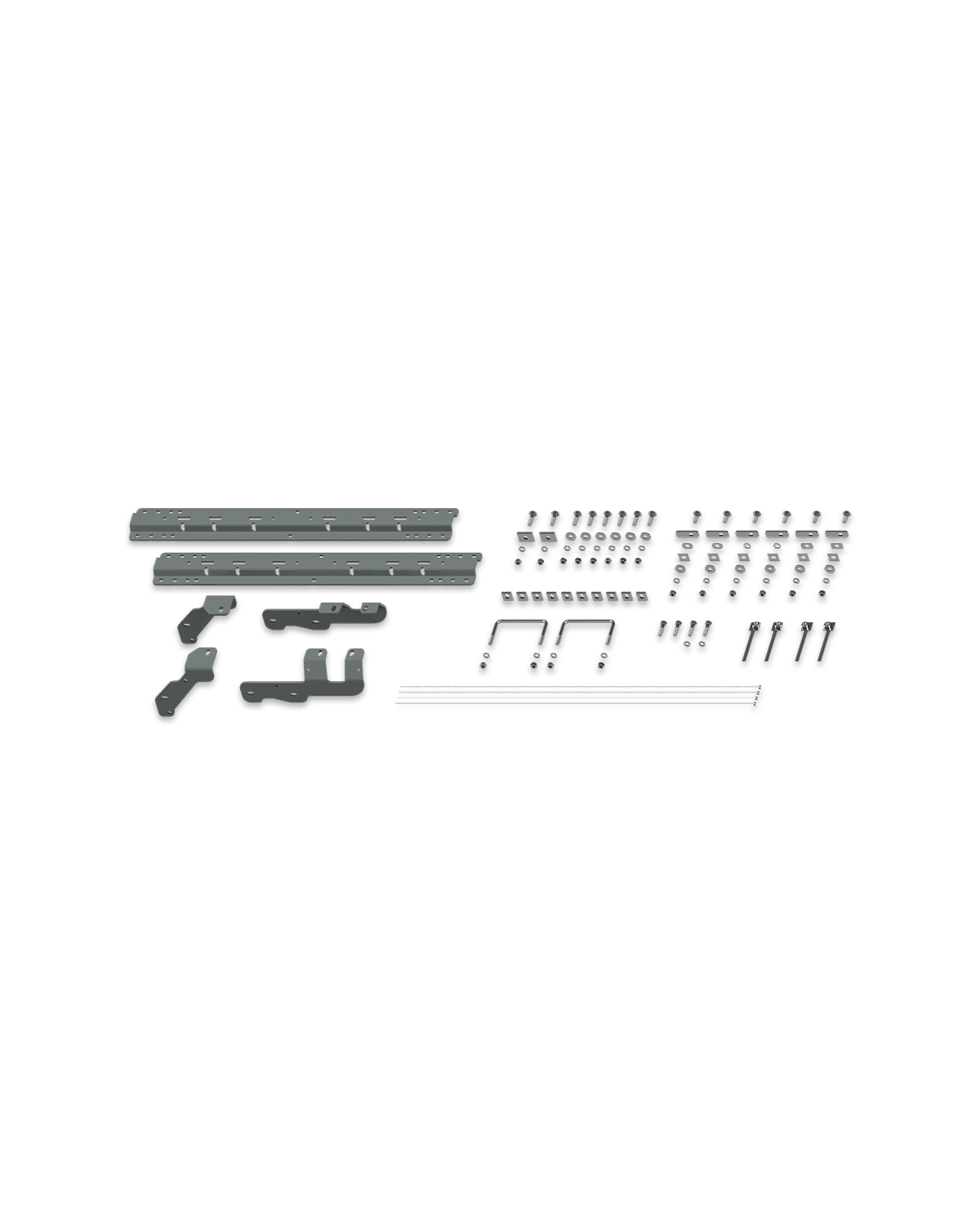 Universal Mounting Rails with Custom Installation Brackets - RVK2604