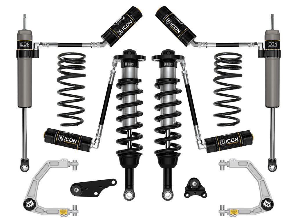 ICON 2024-2025 Toyota Tacoma 1.25-3" Lift, Stage 4 Suspension System, Billet, Overland Rear Springs
