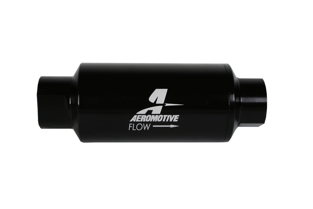 10 Micron Black Fuel Filter with ORB-10 Ports & Microglass Element