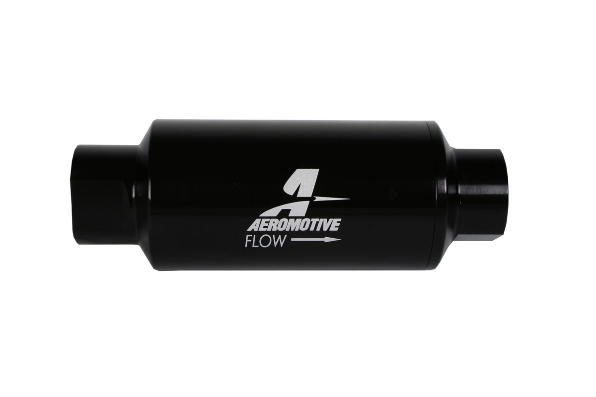 10 Micron Black Fuel Filter with ORB-10 Ports & Microglass Element
