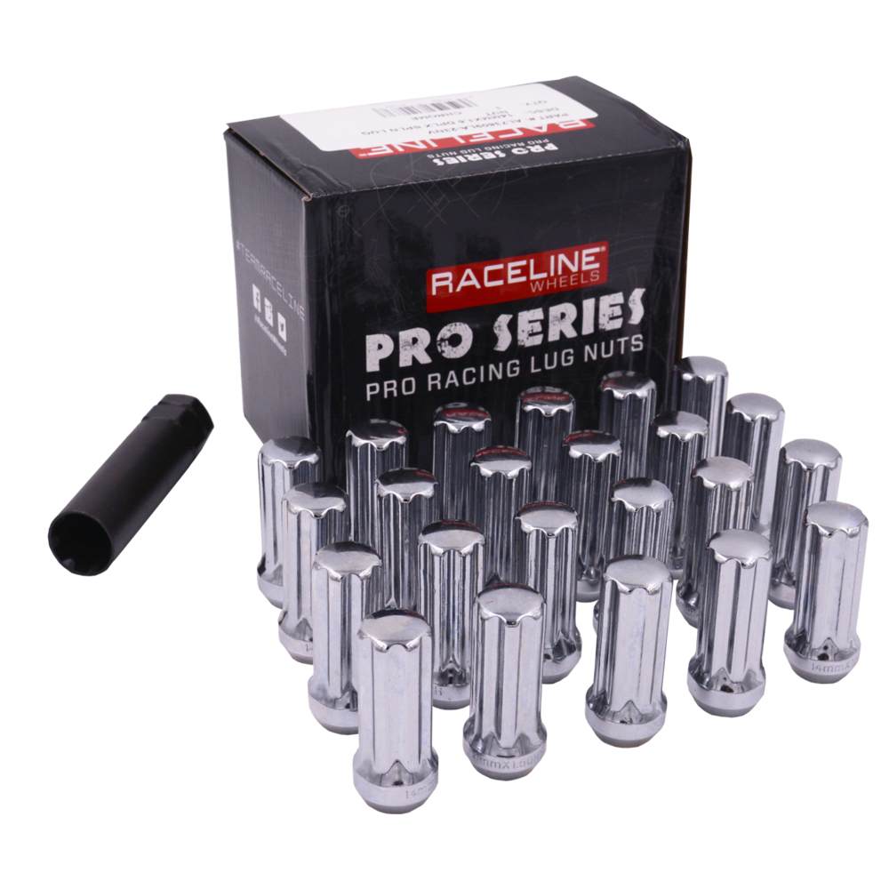 L73809LA-23NV-JEEP XL 14X1.50 CHROME SPLINE 23 LUG JEEP KIT