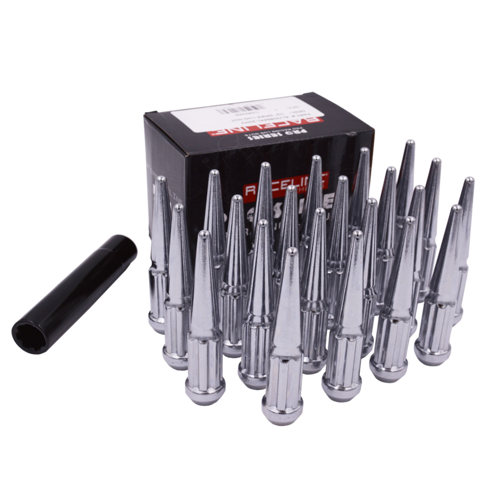 L793810XL8NV 9/16 XL SPIKE CHROME 8 LUG KIT INCLUDES 32 LUGS AND 1 INSTALLATION TOOL