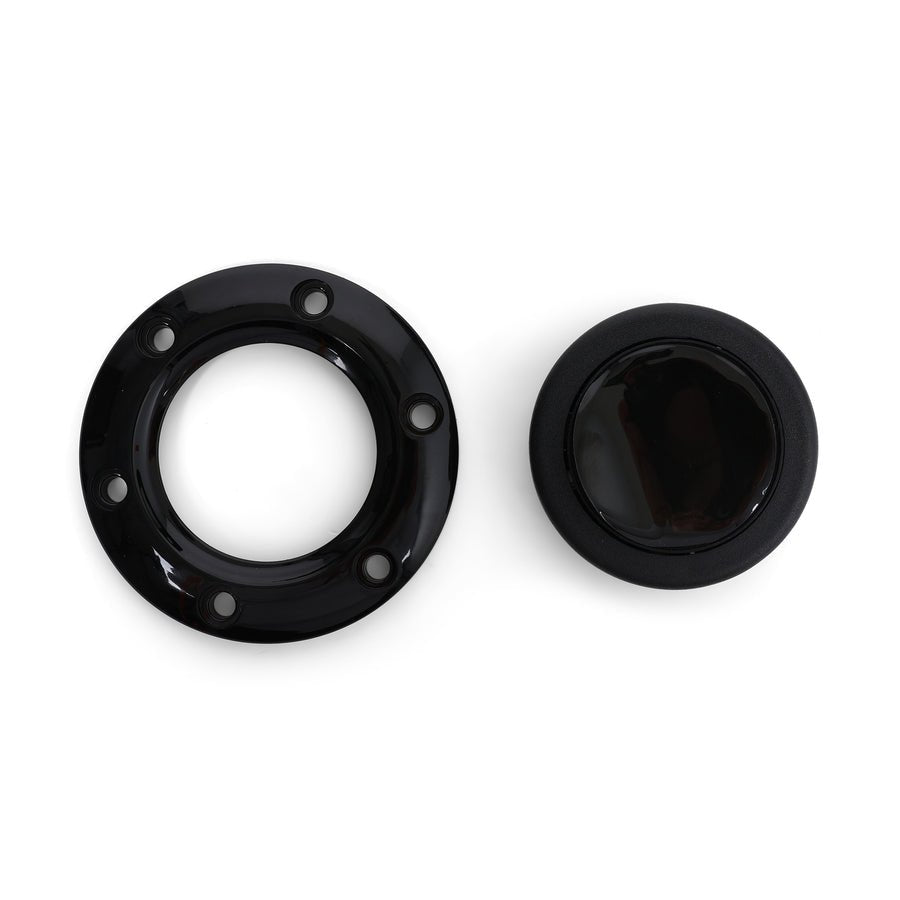 Circuit Hero 3 Spoke Steering Wheel with Slots 350mm/97mm Dish 6 Bolt