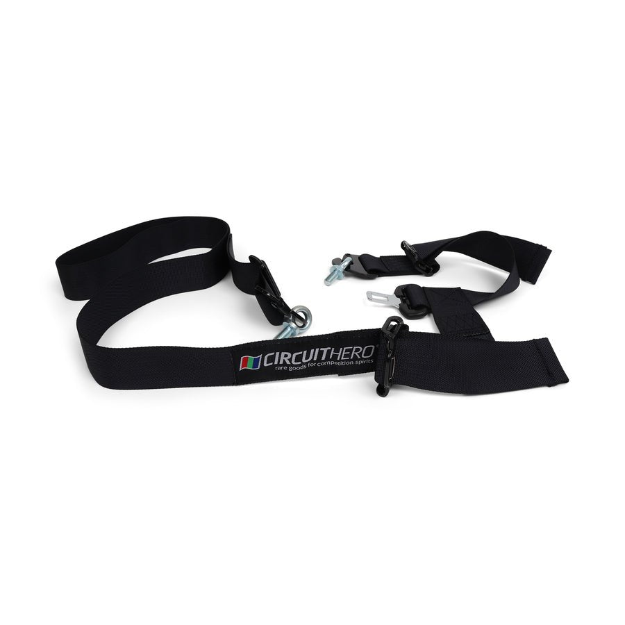 Circuit Hero 4 Point Harness 2" Belts (Black)