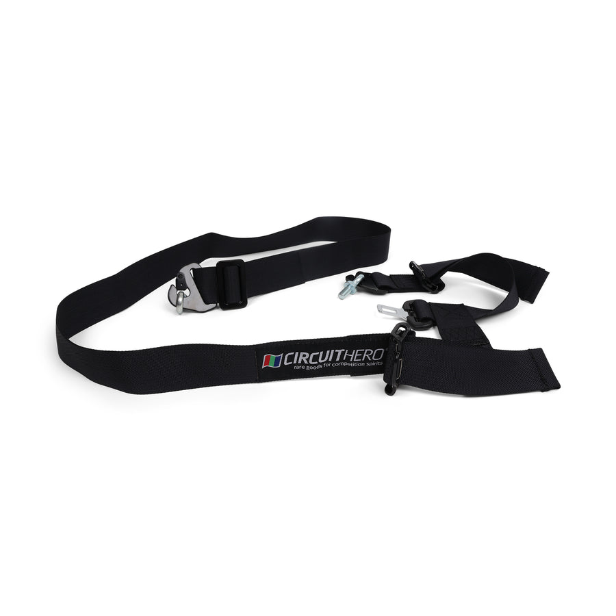 Circuit Hero 4 Point Harness 2" Belts (Black)