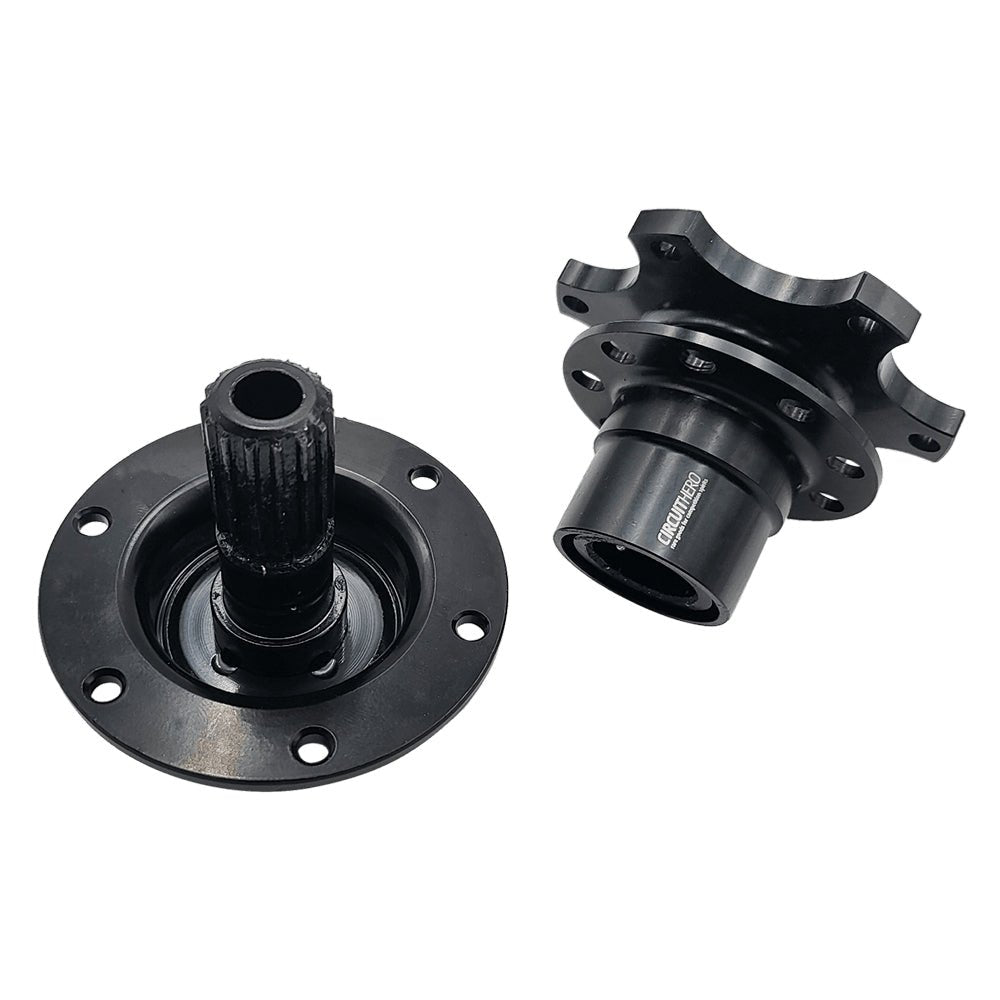 Circuit Hero Quick Release Steering Wheel Hub 6-Bolt Black